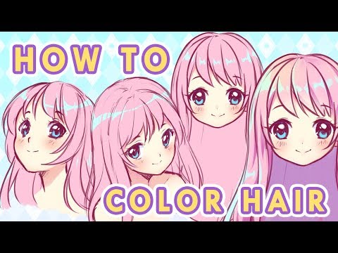 Tutorial, Coloring hair