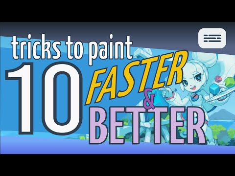 10 Tricks to paint faster & better with Krita