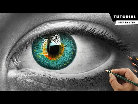 How to Draw Hyper Realistic Eye | Tutorial for BEGINNERS