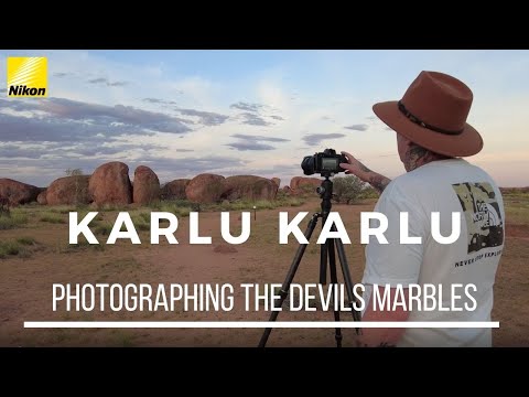 Photographing Karlu Karlu, Australian Outback.