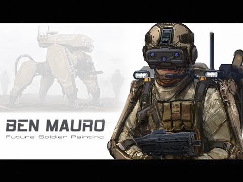 Ben Mauro - Future Soldier Photobash