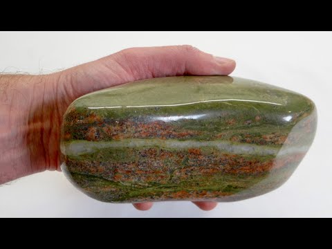 The Biggest Rock I've Tumbled - Unakite