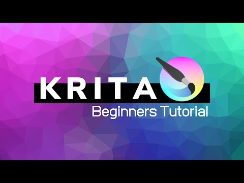 Krita 4.2 Beginners Tutorial - FREE Photoshop Alternative