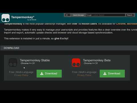 How to install and use Tampermonkey