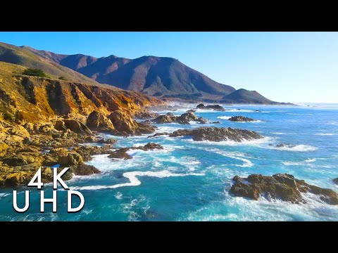 Fly The California Coast - 4K Drone Video Ultra HD