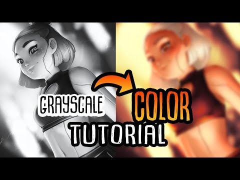 How to Use GRADIENT MAPS and LAYER MASKS to color