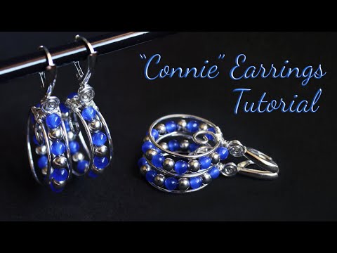 Beaded Triple Hoop Earrings Tutorial