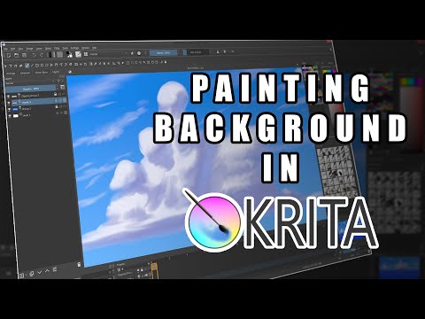 Painting Background in Krita