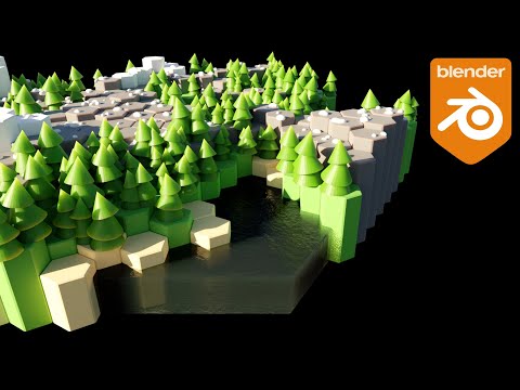 Hexagon World with Geometry Nodes Fields - Blender 3.0 Tutorial