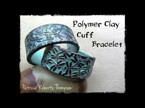 Polymer Clay Cuff Bracelet