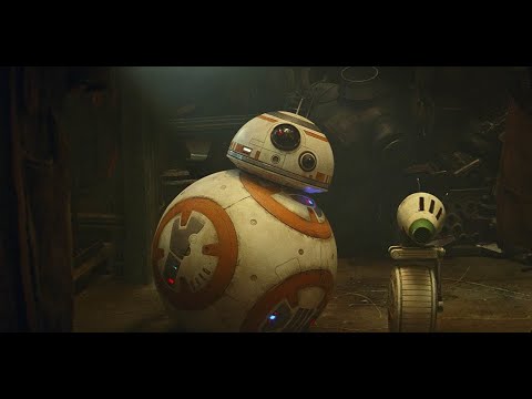 BB-8 being cute for one minute and thirty-eight seconds