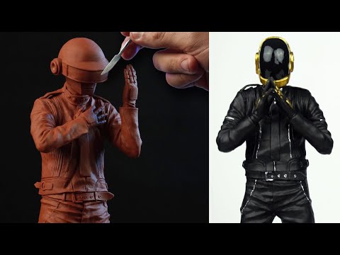 Sculpting DAFT PUNK