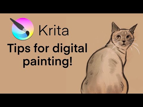 8 TIPS for Faster Painting in KRITA!