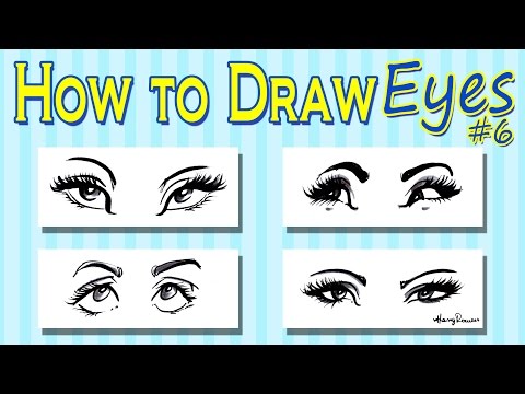 How To Draw Caricature Eyes - Women's