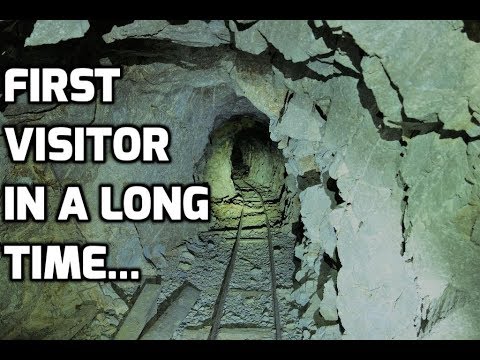 Deep Blue Mystery Mineral Inside An Abandoned Mine In Nevada