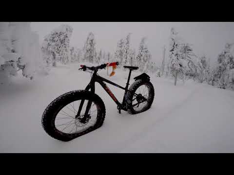 Fatbiking at Syöte Winter Wonderland in Finland