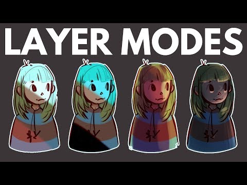 How to Use Layer Modes in Digital Art // Multiply, Overlay, etc.