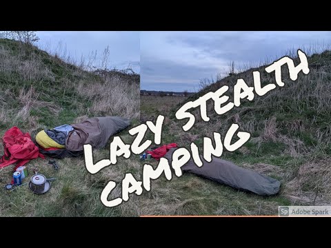 my first bivi camp- lazy stealth camping