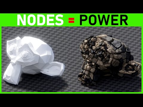 Turning ANYTHING into Rocks - Blender Geometry Nodes