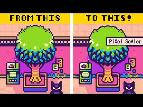 Illustration Effect for Pixel Art | “PiXel ScAler” Overview