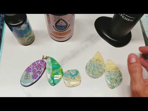 How I uv resin polymer clay