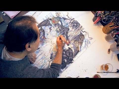 Child of Light - Speed Painting by Yoshitaka Amano