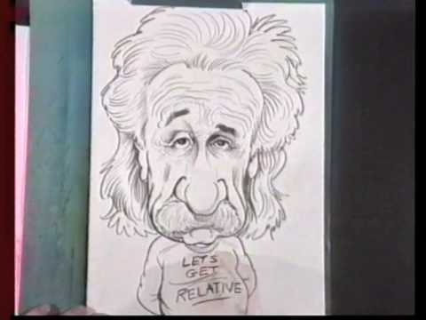 Albert Einstein Caricature