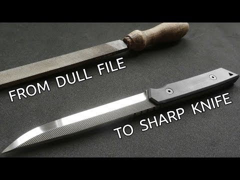 Making a Knife from an Old File