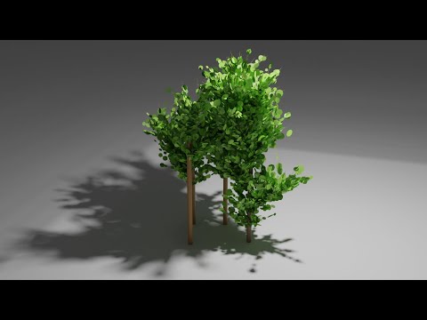 Procedural Trees Using Geometry Nodes (Blender 2.93)