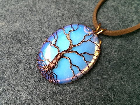 Tree of Life with big opalite no holes