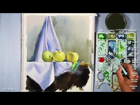 Painting A Realistic Still Life in Watercolor | Episode-3