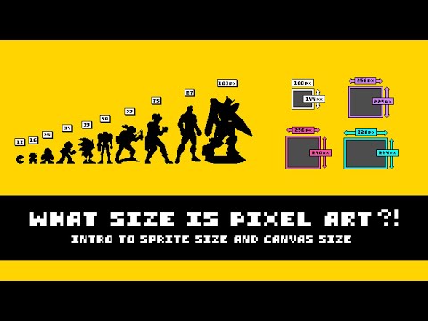 What Size is Pixel Art? (Intro to Sprite and Canvas Size)