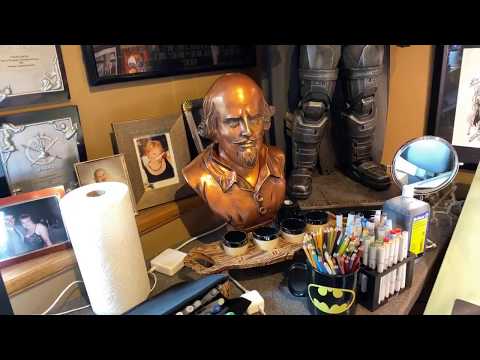 Tom's Studio Tour and Live Caricature Demo