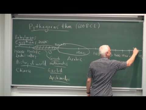 Pythagoras' theorem (a) | Math History | NJ Wildberger