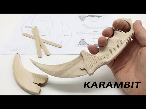 Popsicle Stick KARAMBIT