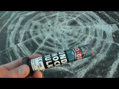 Fireworks under ice!