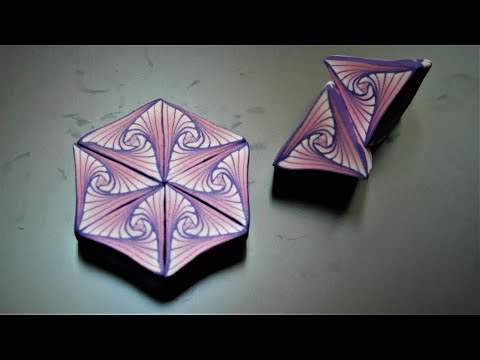 Really Easy DIY _ Paradox Cane Making With Polymer Clay _ 패러독스 패턴 클레이로 만들기