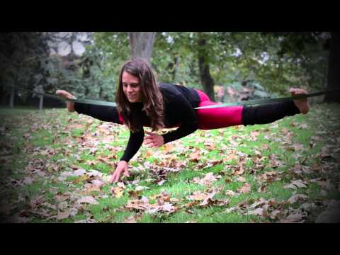 Slacklining with Kendra Charts