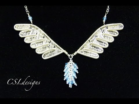 Wirework wings jewellery