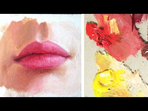 How to Paint a Realistic Mouth/Lips