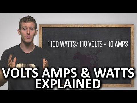 Volts, Amps, and Watts Explained