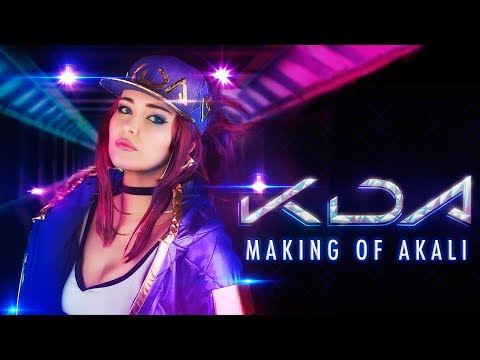 K/DA AKALI COSPLAY - Making Of!