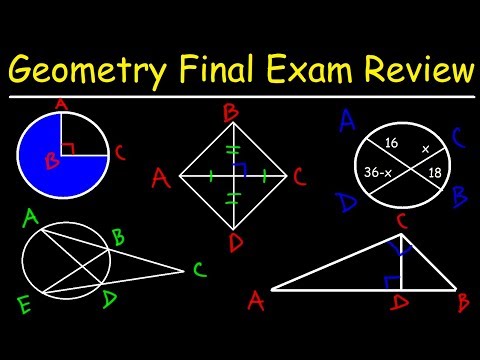 Geometry Final Exam Review - Study Guide