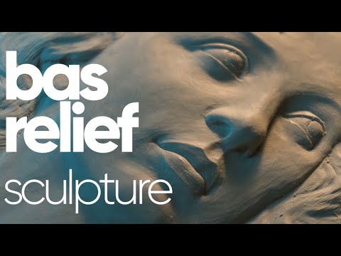 How to make a bas-relief with clay | Sculpt a face