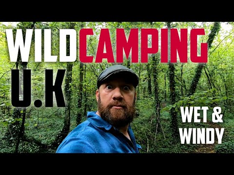 Wildcamping U.k in bad weather, Wetter than an otters todger