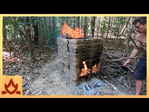 Primitive Technology: Brick Firing Kiln