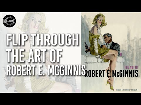 The Art of Robert E. McGinnis - Flip through art book - Overview