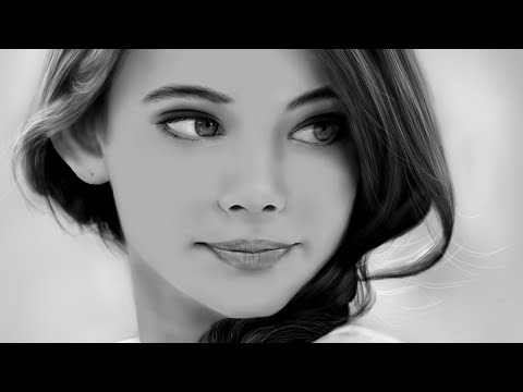 Portrait Drawing Demo Using Krita