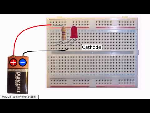 How to Build a Simple LED Circuit - Electronics for Absolute Beginners