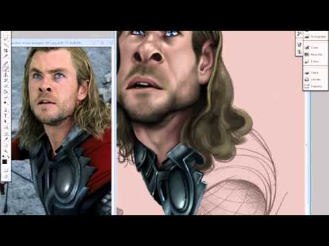 Thor speedpainting by Alex Gallego